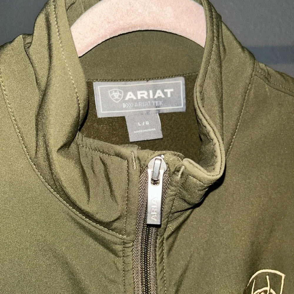 Ariat Forest Green Full-Zip Jacket - Picture 3 of 5